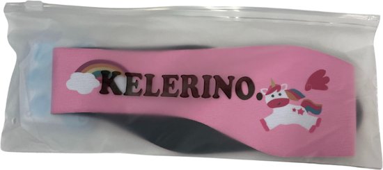 KELERINO. Hoofdband Zwemmen + Oordoppen - Eenhoorn - Large